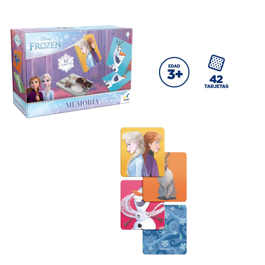 Memoria Frozen Infantil 42 Tarjetas
