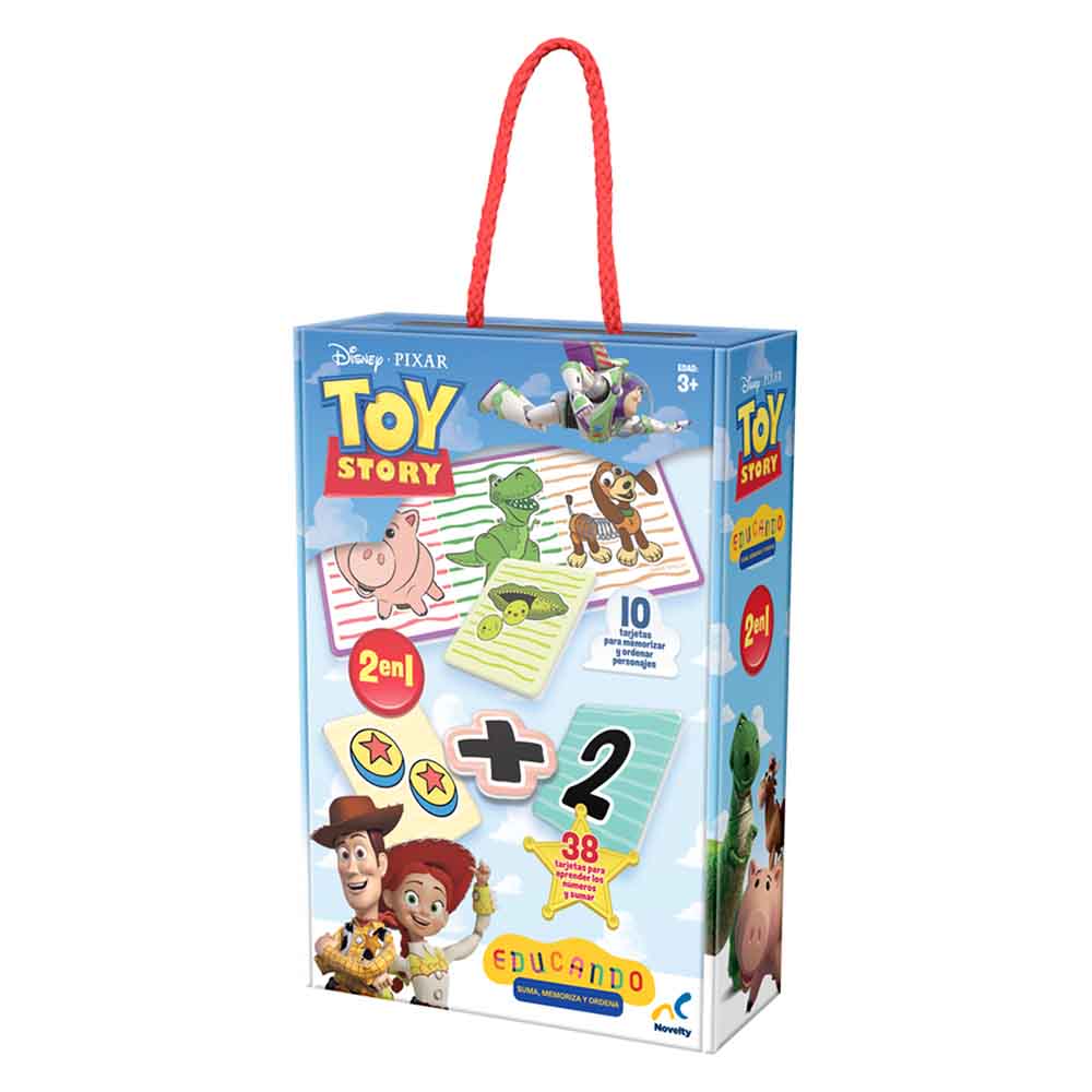 Juego Educando Suma y Memoriza Toy Story | Juego Preescolar Novelty
