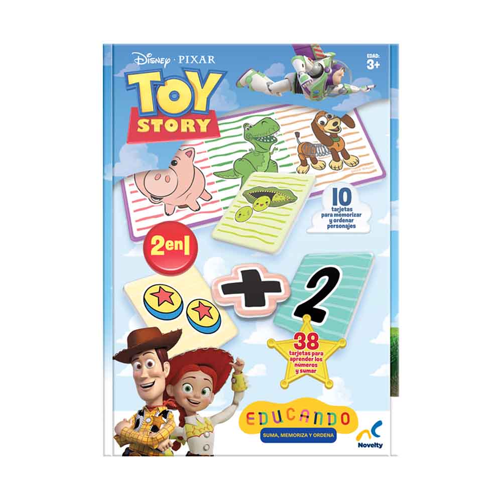 Juego Educando Suma y Memoriza Toy Story | Juego Preescolar Novelty