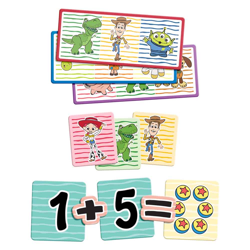 Juego Educando Suma y Memoriza Toy Story | Juego Preescolar Novelty