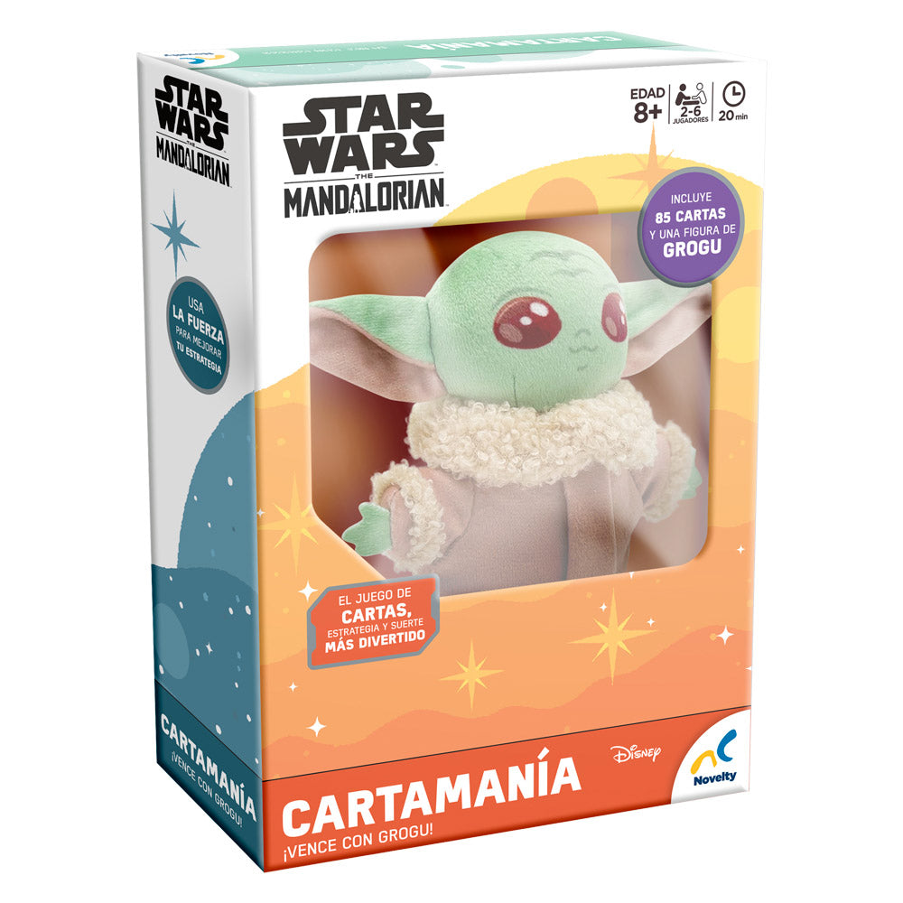 Juego de Mesa Cartamanía Mandalorian con Peluche Grogu | 2-6 Jugadores | Novelty