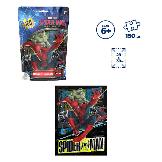 Rompecabezas Spiderman Bolsa Foil 150 Piezas