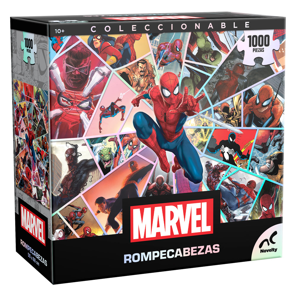 Rompecabezas Spiderman 1000 Piezas Holográfico | Puzzle Coleccionable Marvel | Novelty