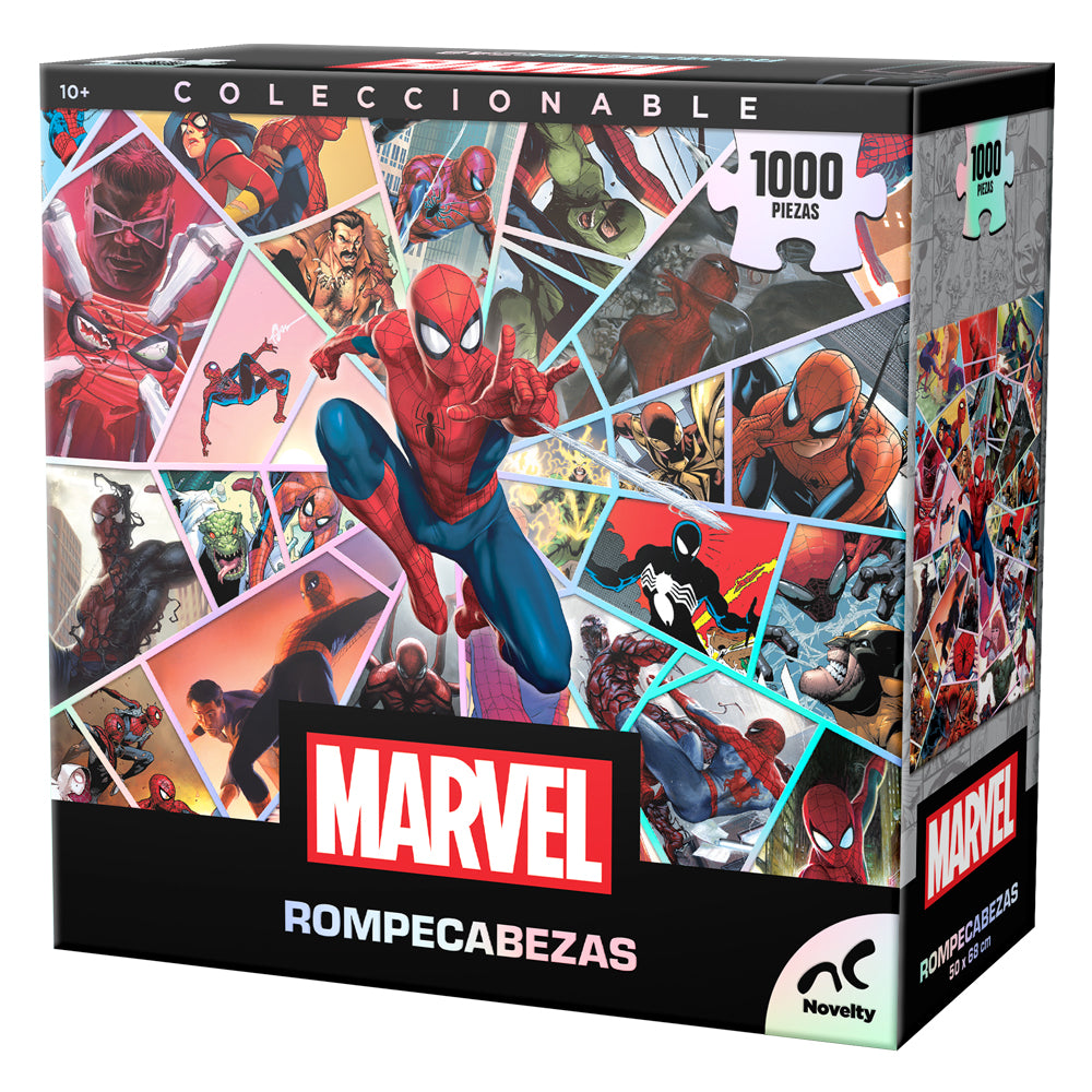 Rompecabezas Spiderman 1000 Piezas Holográfico | Puzzle Coleccionable Marvel | Novelty
