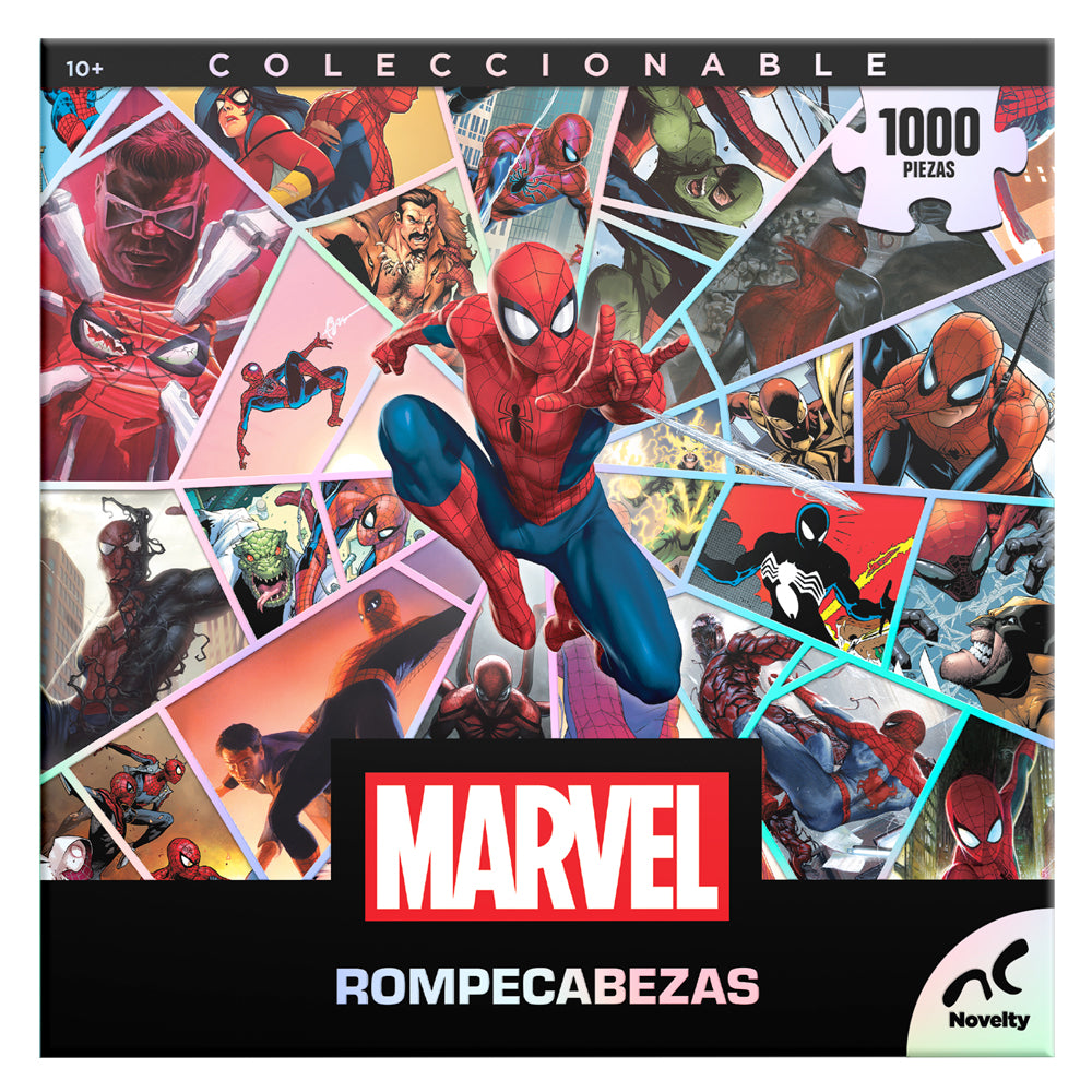 Rompecabezas Spiderman 1000 Piezas Holográfico | Puzzle Coleccionable Marvel | Novelty