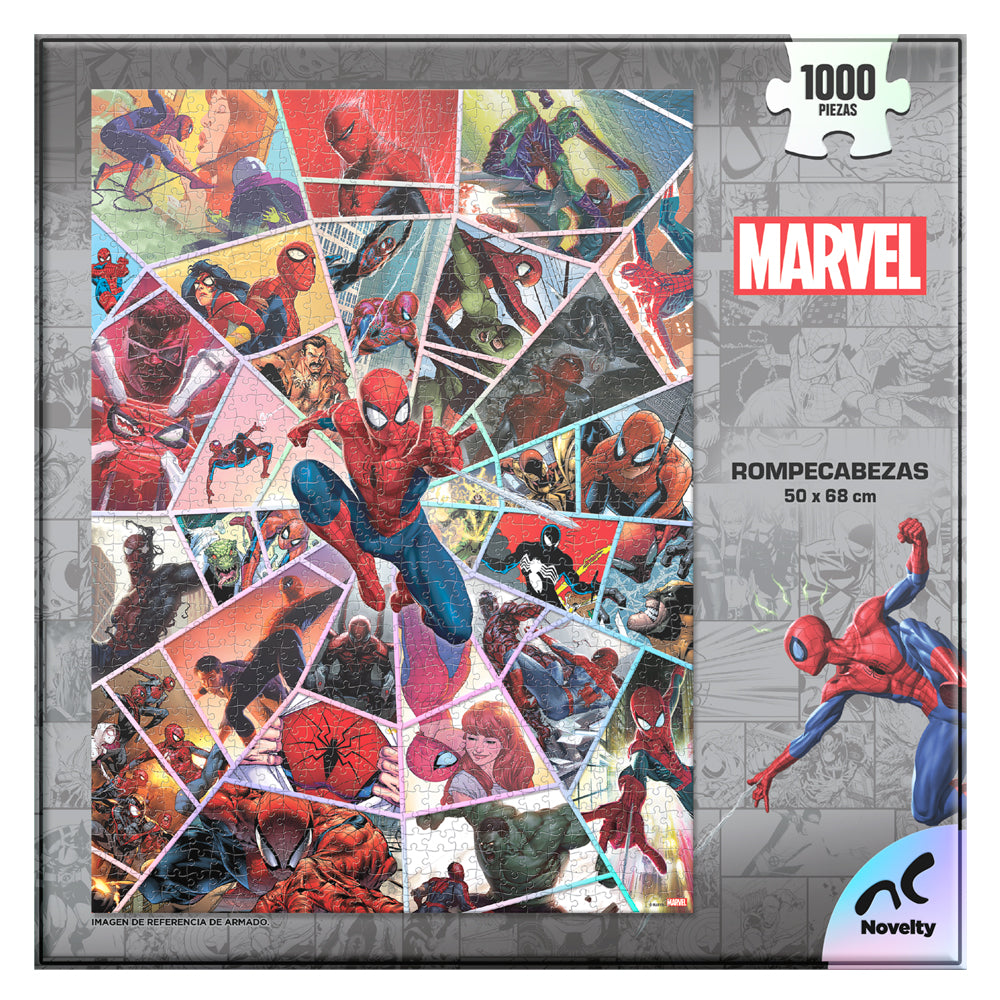 Rompecabezas Spiderman 1000 Piezas Holográfico | Puzzle Coleccionable Marvel | Novelty