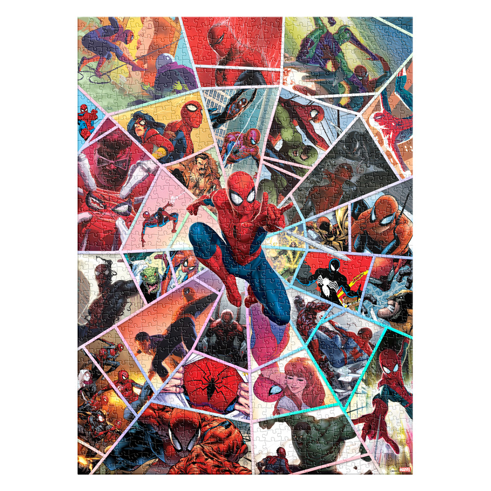 Rompecabezas Spiderman 1000 Piezas Holográfico | Puzzle Coleccionable Marvel | Novelty