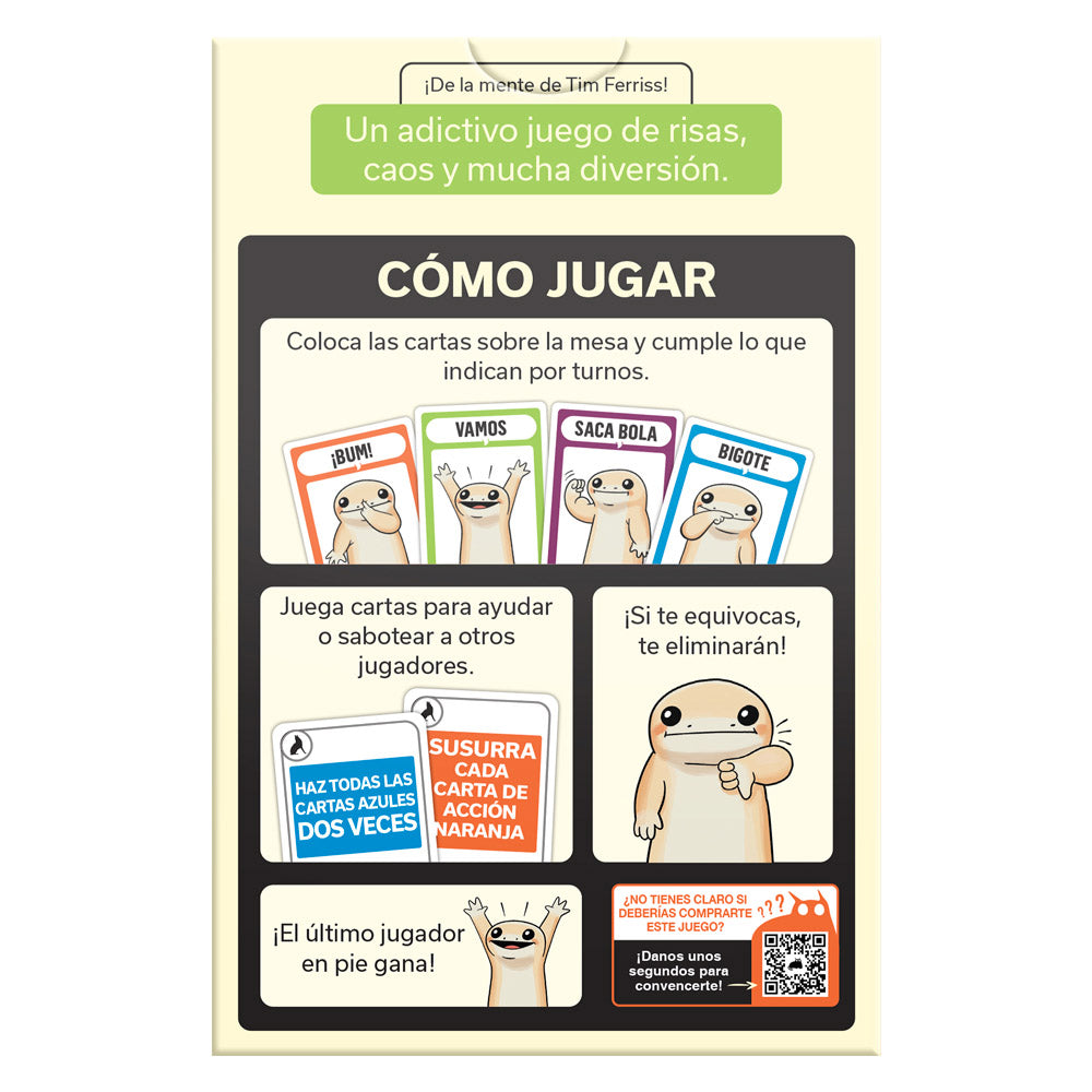 Juego de Cartas Exploding Kittens Coyote | Party Game de Ritmo y Memoria