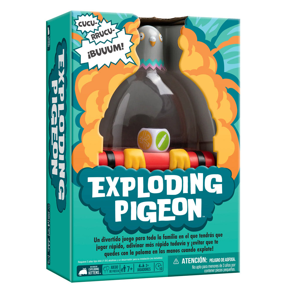 Juego de Cartas Exploding Pigeon | Party Game Exploding Kittens para Fiestas