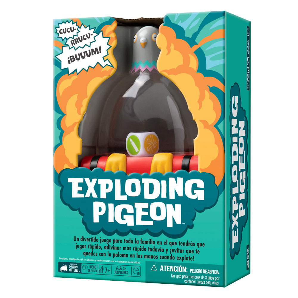 Juego de Cartas Exploding Pigeon | Party Game Exploding Kittens para Fiestas