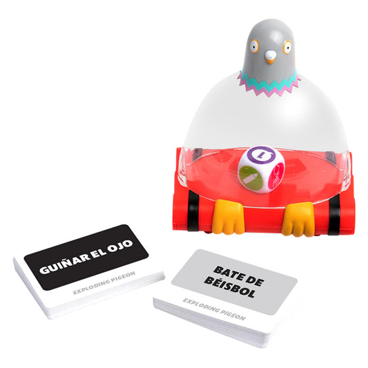 Juego de Cartas Exploding Pigeon | Party Game Exploding Kittens para Fiestas