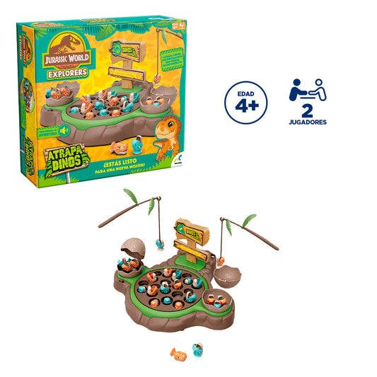 Juego De Mesa Jurassic World Atrapa Dinos