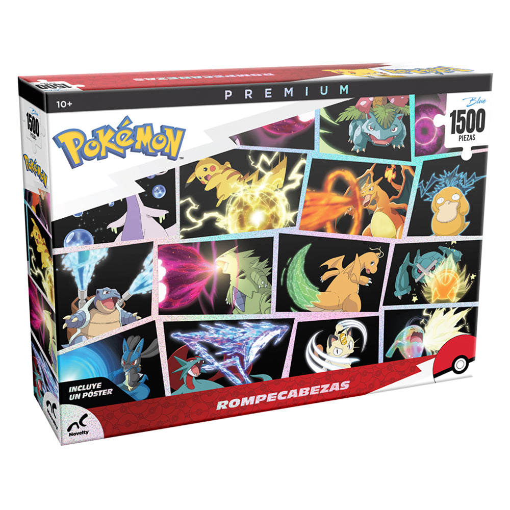 Rompecabezas Pokémon 1500 Piezas | Puzzle 85 x 60 cm Novelty