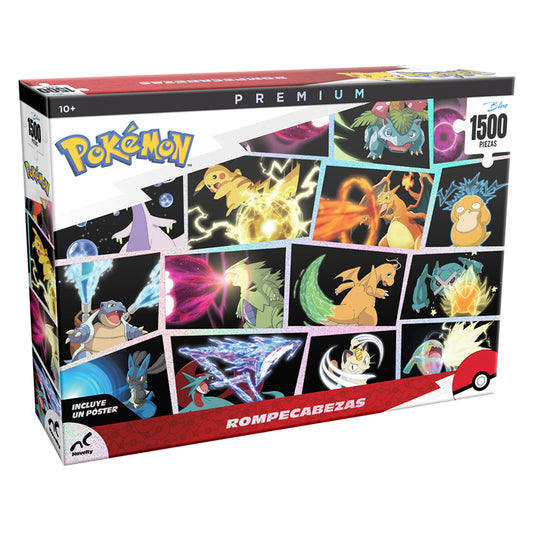 Rompecabezas Pokémon 1500 Piezas | Puzzle 85 x 60 cm Novelty