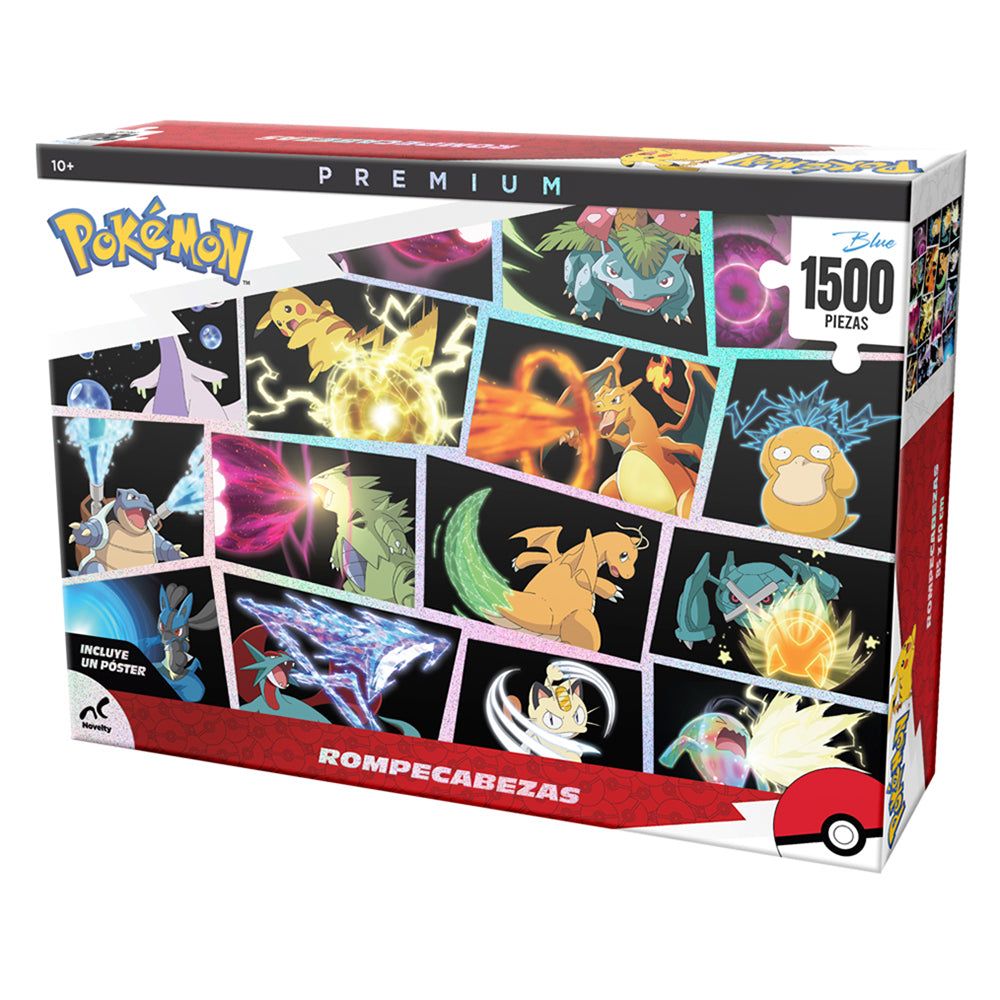 Rompecabezas Pokémon 1500 Piezas | Puzzle 85 x 60 cm Novelty