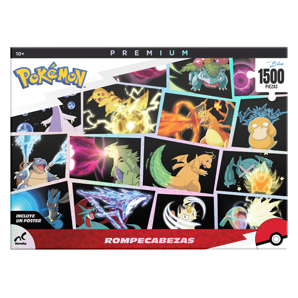 Rompecabezas Pokémon 1500 Piezas | Puzzle 85 x 60 cm Novelty