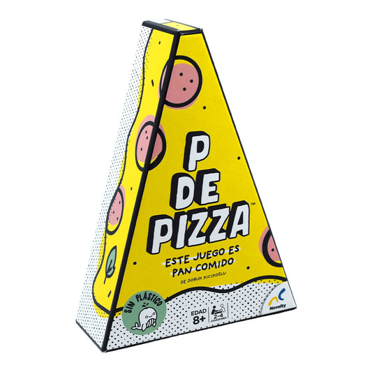Juego de Mesa P de Pizza Novelty | Juego de Palabras Divertido