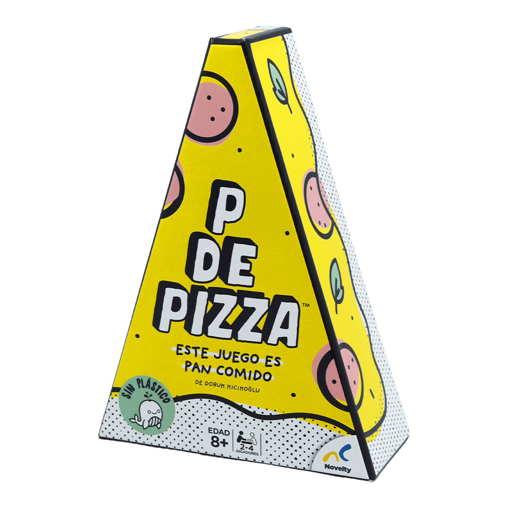 Juego de Mesa P de Pizza Novelty | Juego de Palabras Divertido