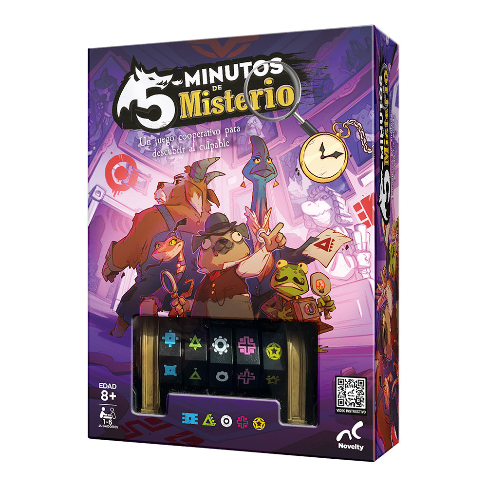 5 Minutos de Misterio | Juego de Mesa Cooperativo Novelty