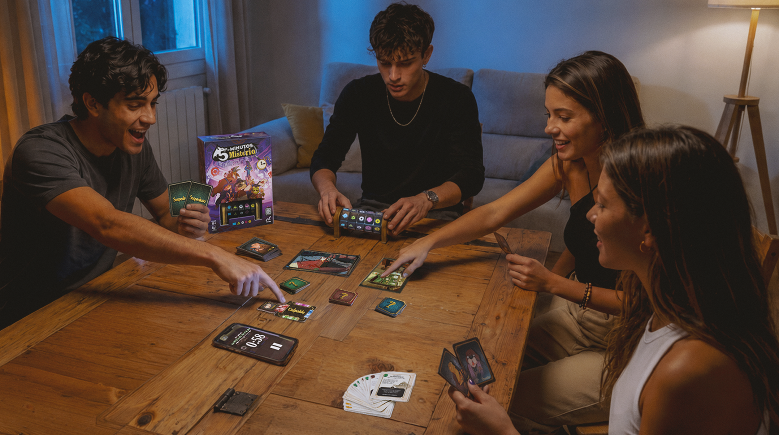 Juego de Mesa 5 Minutos de Misterio