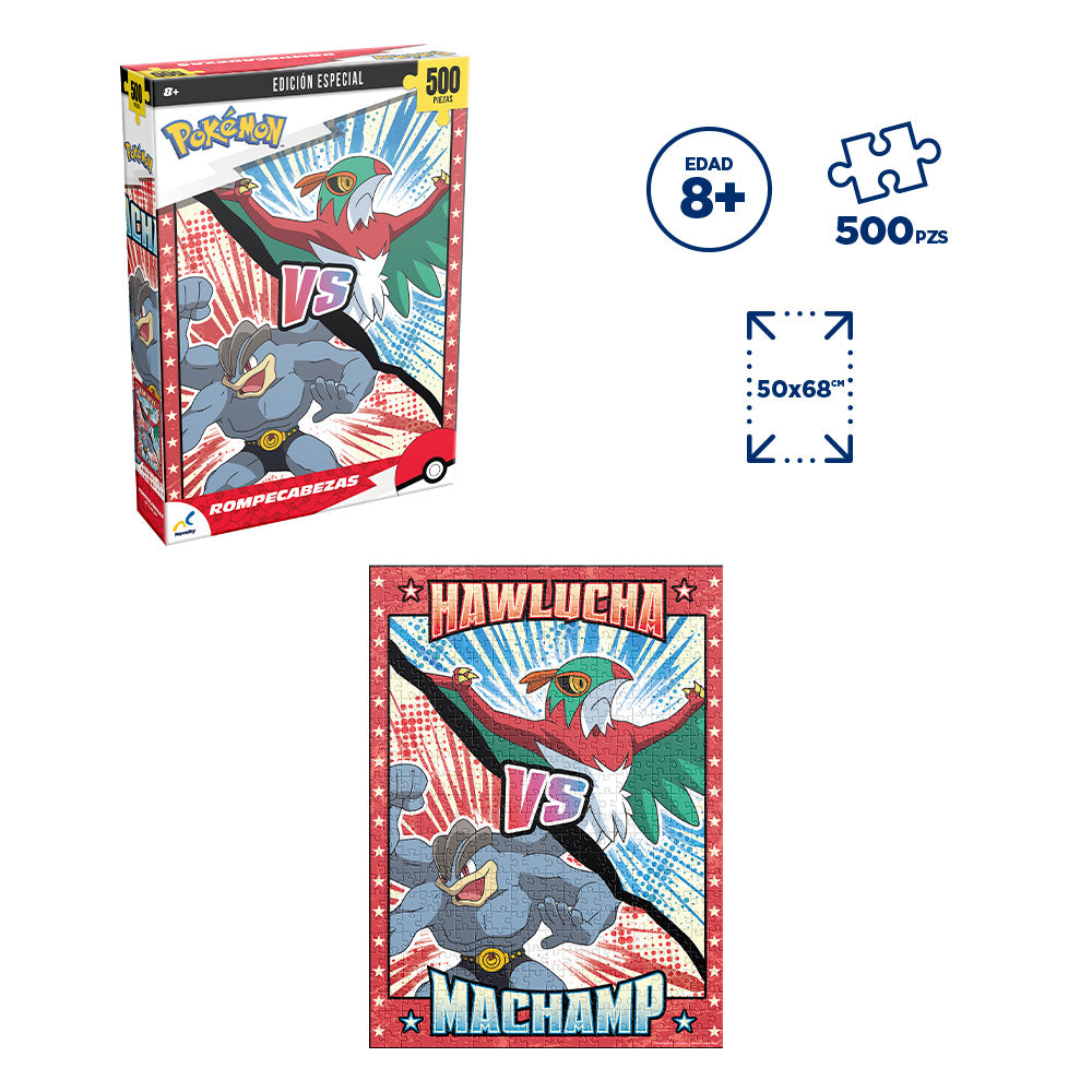 Rompecabezas Pokémon VS 500 Piezas | Edición Especial Novelty