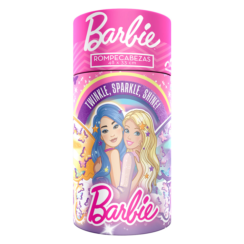 ROMPECABEZAS INFANTIL BARBIE 60 PZS CILINDRO