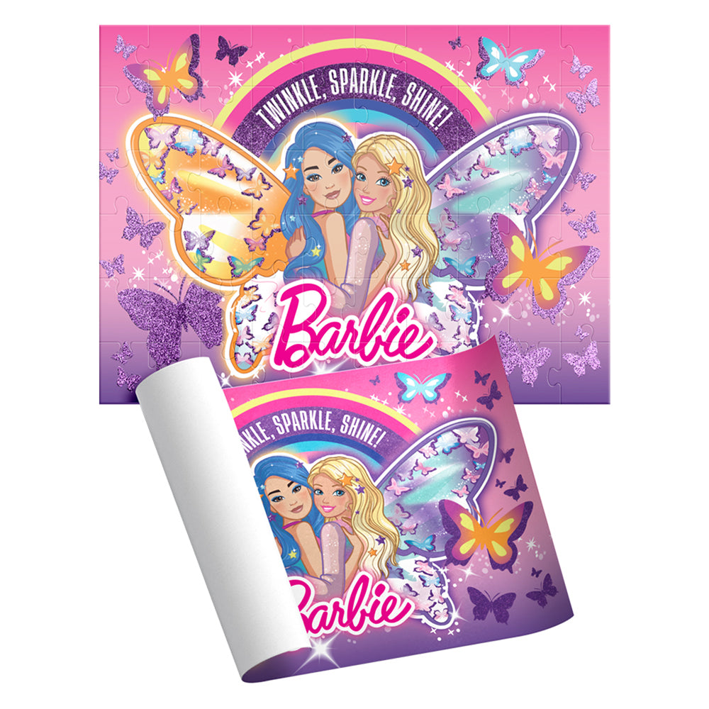 ROMPECABEZAS INFANTIL BARBIE 60 PZS CILINDRO
