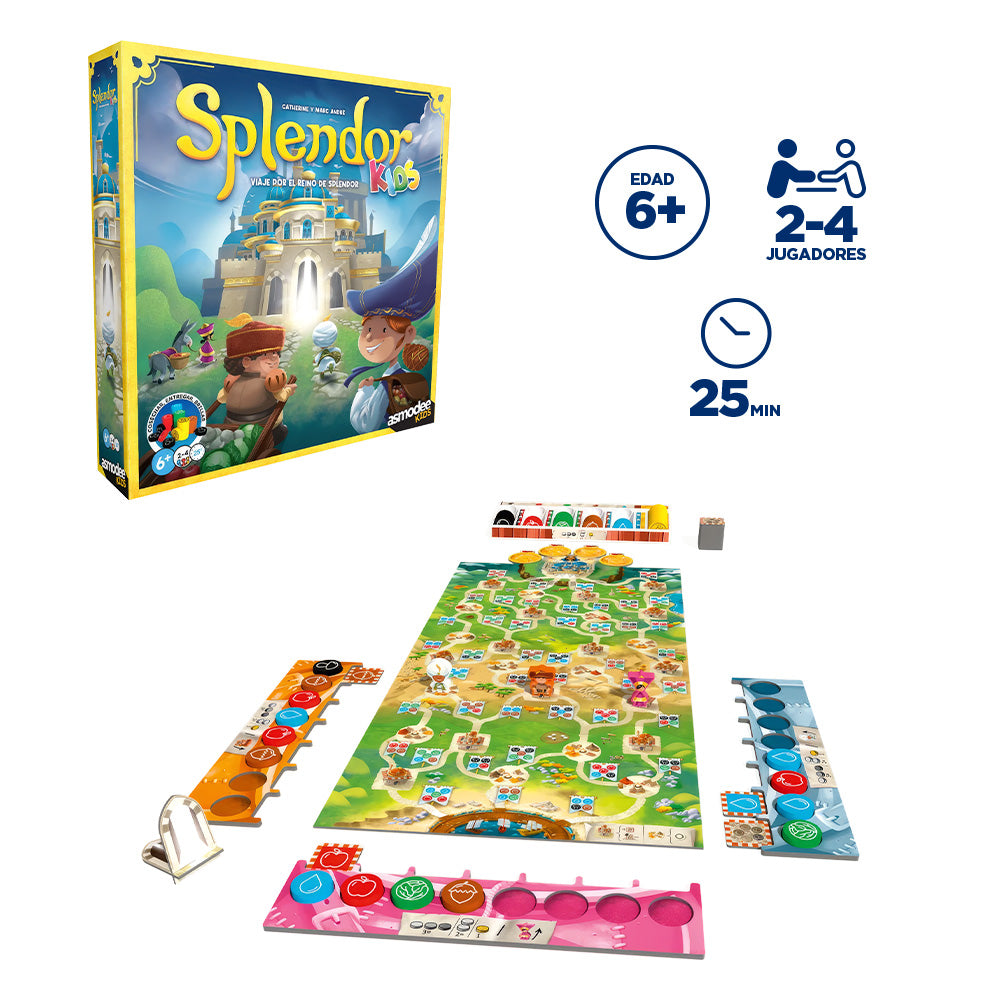 Juego de Mesa Splendor Kids | Estrategia Infantil 6+ Años Novelty