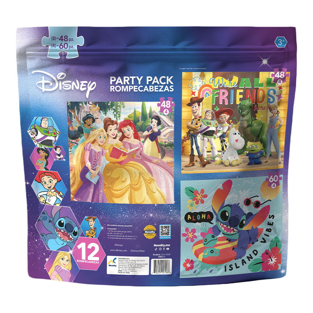 Rompecabezas Disney | 12 Puzzles de 48 y 60 Piezas