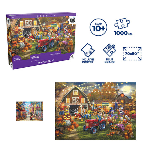 Rompecabezas Disney Micky Granja Premium 1000 Piezas