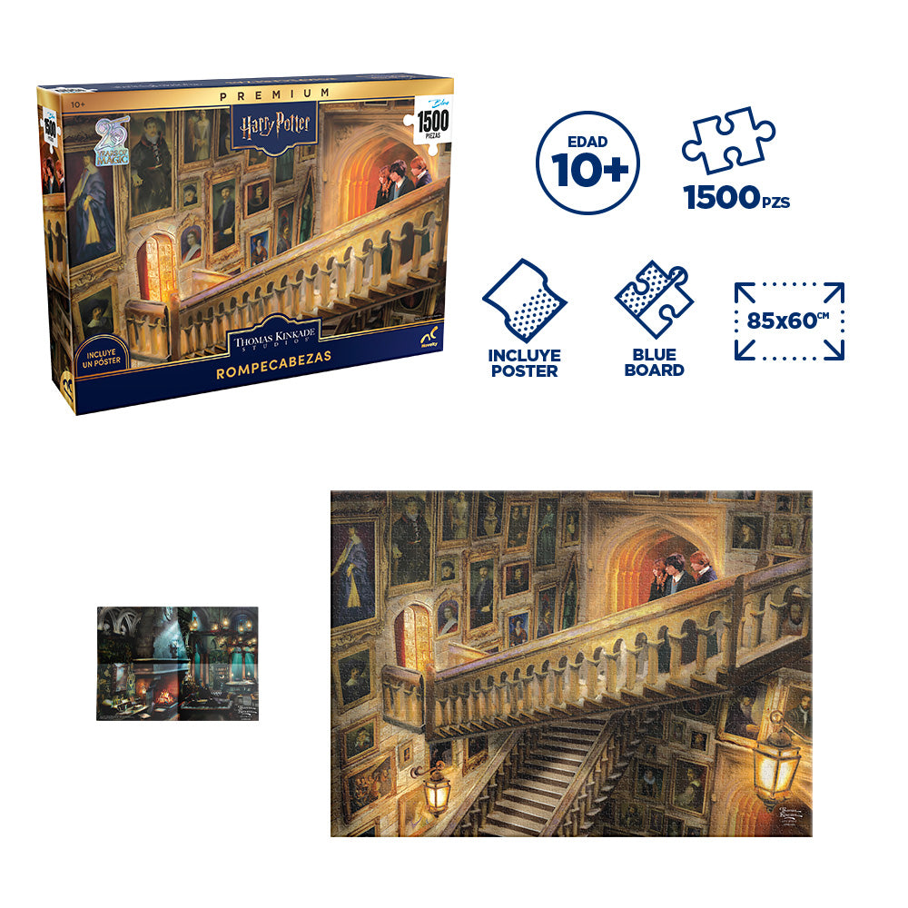 Rompecabezas Hogwarts Escaleras Premium 1500 Piezas