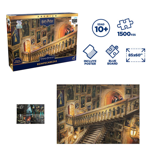 Rompecabezas Hogwarts Escaleras Premium 1500 Piezas