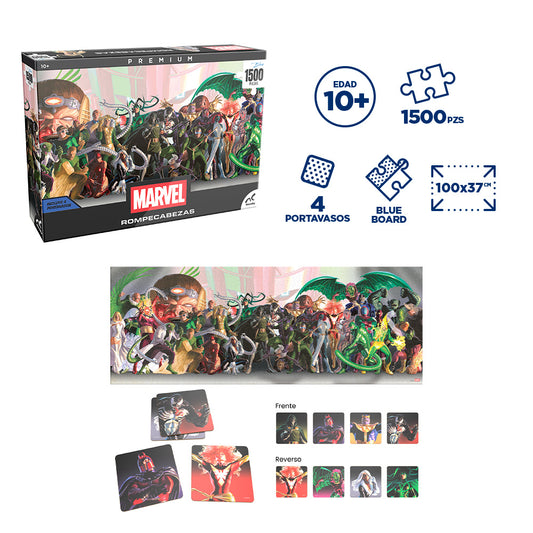 Rompecabezas Premium Villanos Marvel 1500 Piezas | Novelty