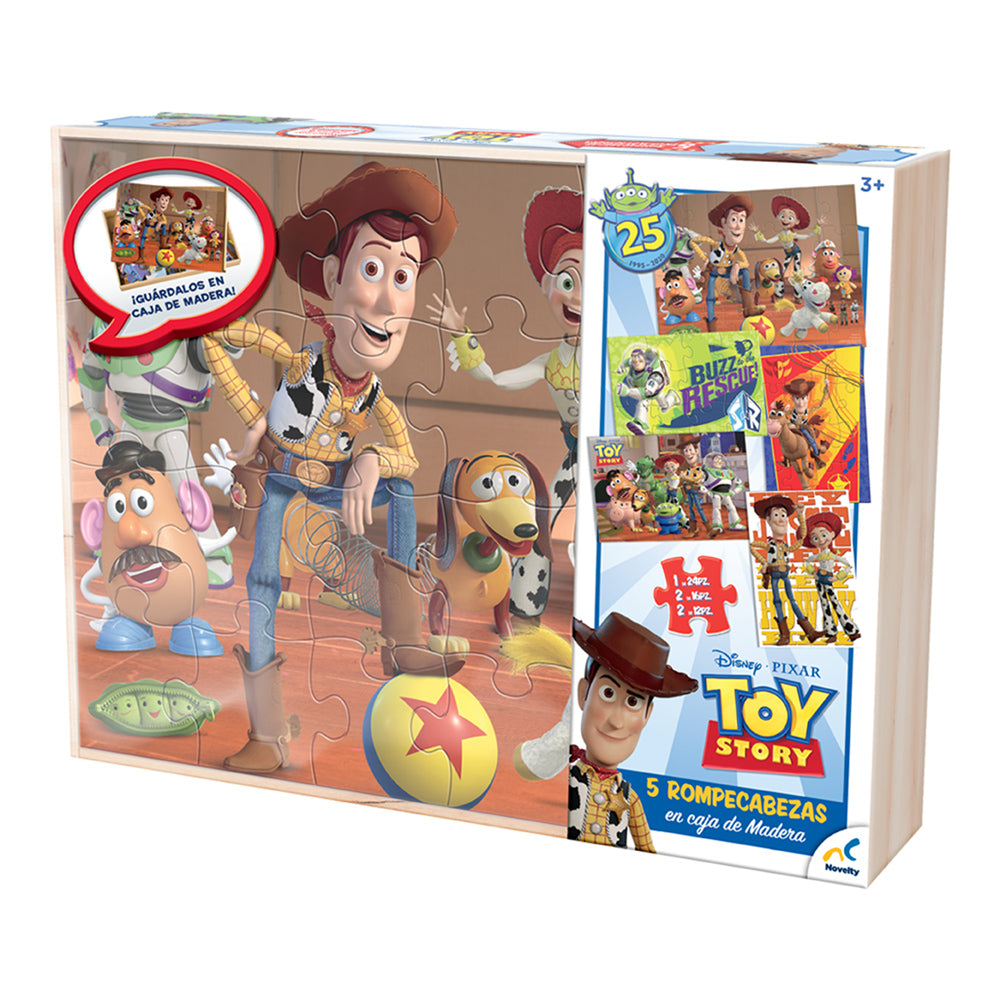 Rompecabezas 5 en 1 de Toy Story - Novelty Corp.