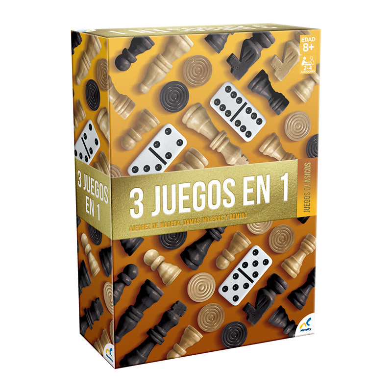 Set de juego de lujo 3 en 1