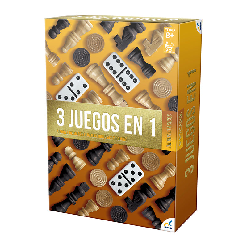 Set de juego de lujo 3 en 1