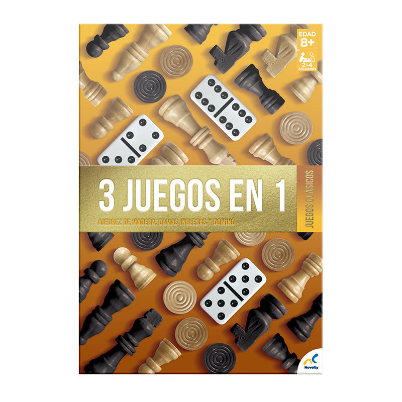 Set de juego de lujo 3 en 1