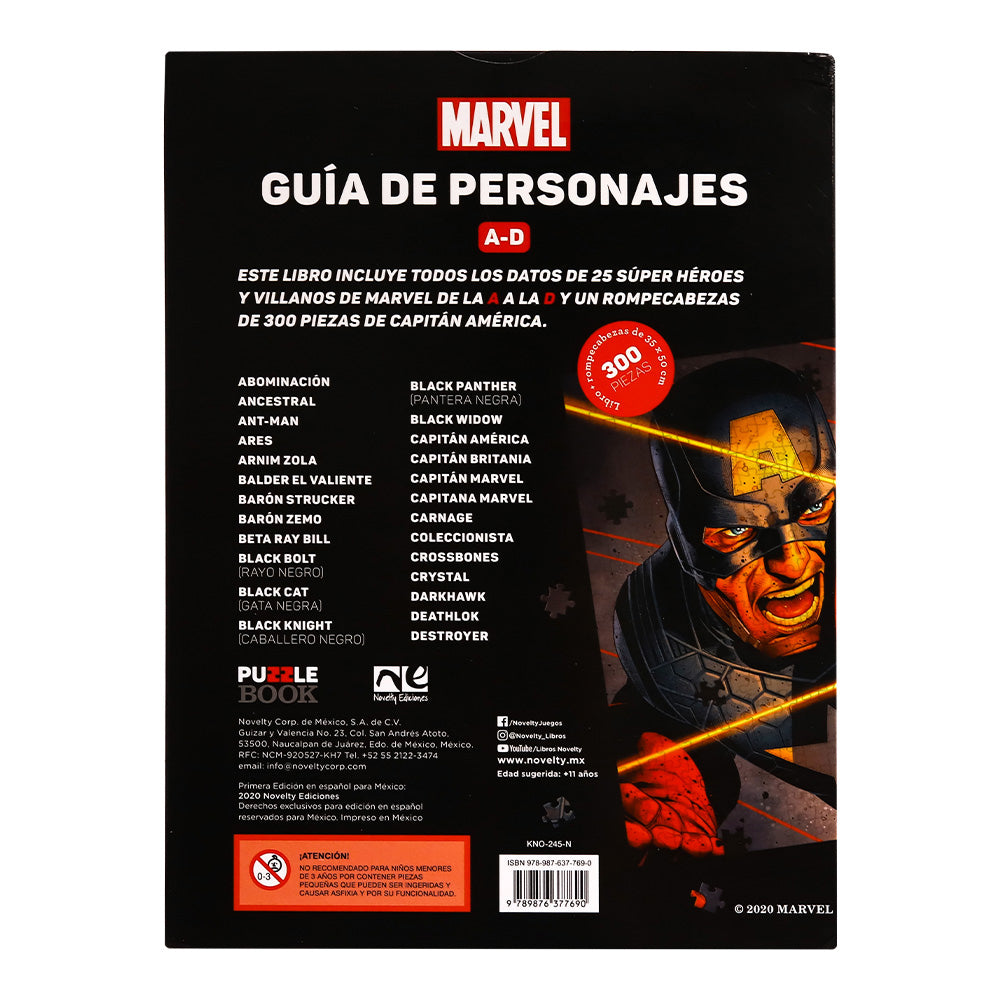 Guía de Personajes Marvel