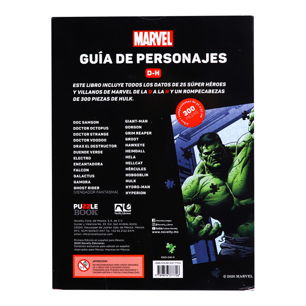 Guía de Personajes Marvel