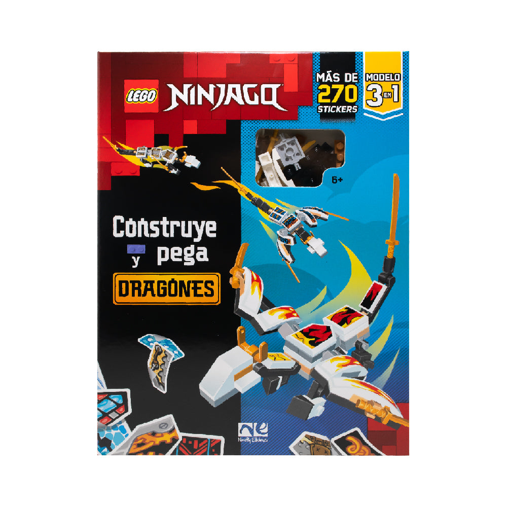 Lego Construye y Pega Dragones Ninjago