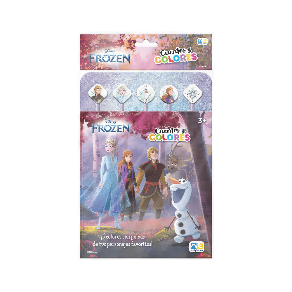 Libro Infantil Cuentos y Colores Frozen