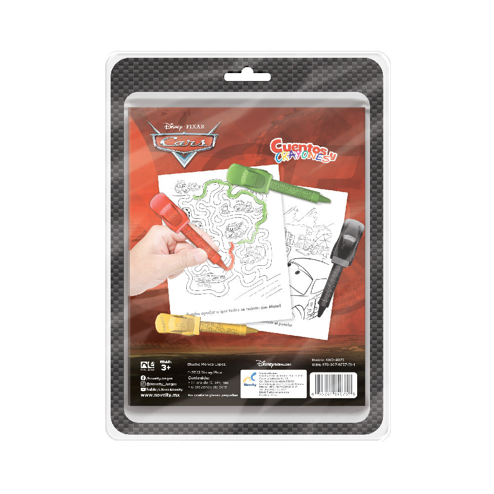 Libro Infantil Cuentos y Crayolas Cars