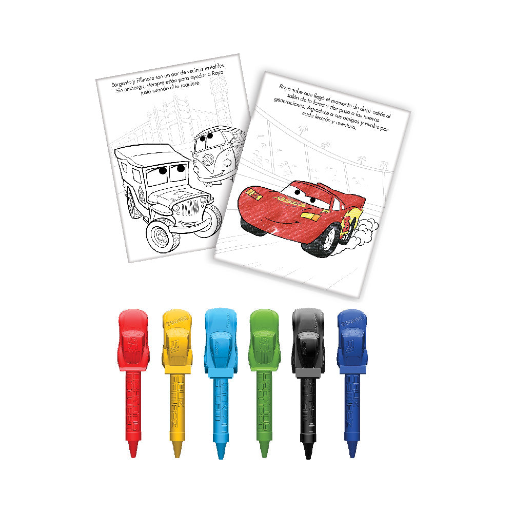 Libro Infantil Cuentos y Crayolas Cars