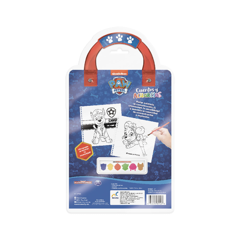 Libro Infantil Cuentos y Acuarelas Paw Patrol