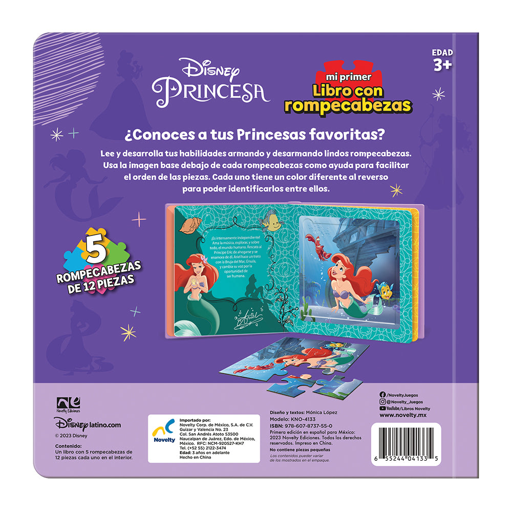 Mi Primer Libro Rompecabezas Disney Princesa
