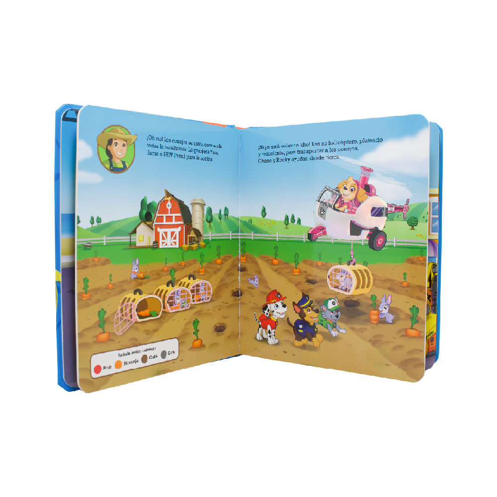 LIBRO PREESCOLAR DE TEXTURAS PAW PATROL