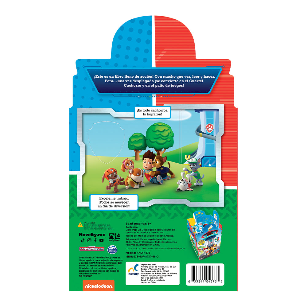 Libro Pop-Up Paw Patrol | Libro Interactivo Infantil Novelty