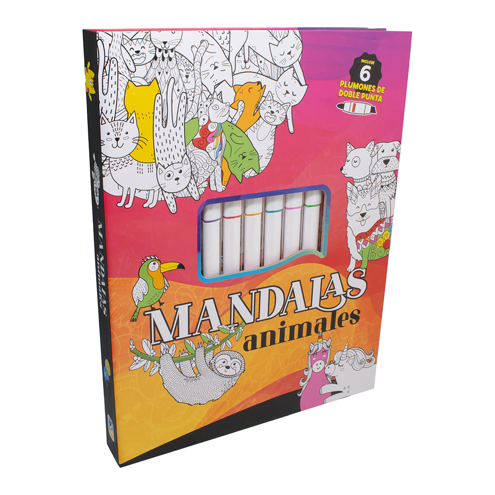 Cuentos y Plumones Mandalas Animales