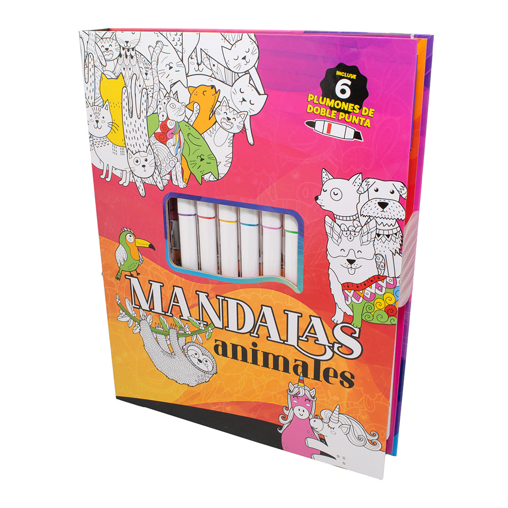 Cuentos y Plumones Mandalas Animales