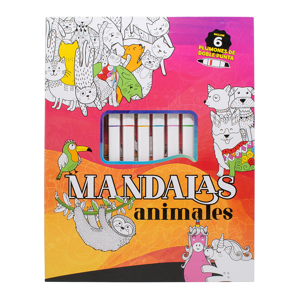 Cuentos y Plumones Mandalas Animales